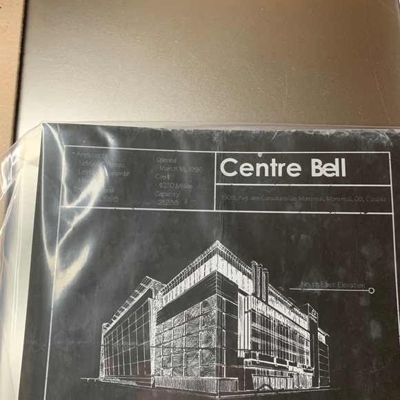Centre Bell blueprint - Picture 3 of 3
